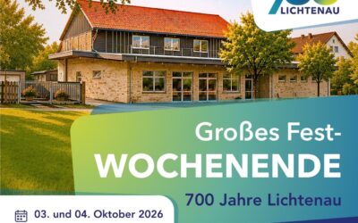 Großes Festwochenende: 700 Jahre Lichtenau feiern am 03. und 04. Oktober 2026